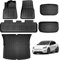 Big Ant Premium Tesla Model Y (2021-2025/Juniper) Gummimatten & Kofferraumwanne Set| - 6-teilige All-Weather ，mit Anti-Rutsch Design, Hochwertige TPE Automatten für Model Y, Inkl. Kofferraummatten