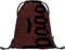 Baagl Turnbeutel für Jungen, wasserdichte Schuhbeutel für Kinder, Schule und Kindergarten Sportbeutel für Junge, Sportrucksack, Gymsack (Red Polygon)