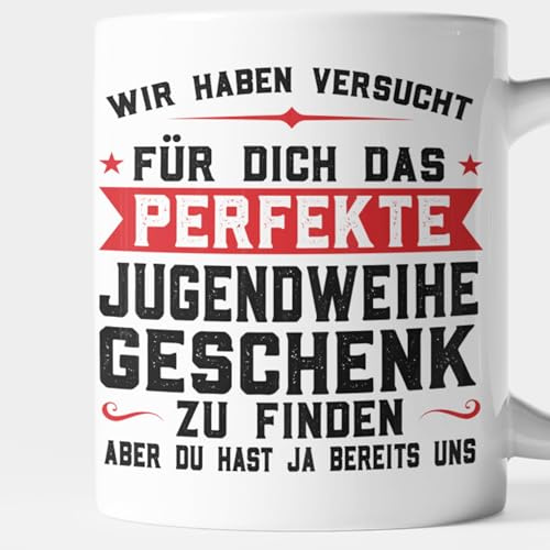 Jugendweihe Tasse Jugend Geschenk Jugendlich Erwachsen werden Konfirmation Erwachsen - wir haben versucht für dich perfekte Jugendweihe Geschenk zu finden aber du hast ja bereits uns Kaffeebecher
