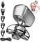 Kensen Rasoir Tete Chauve Homme 5D Rasoir Electriques Hommes Tondeuse Cheveux Homme Étanche Tondeuse Crane Chauve Sec & Humide Rasoir Crane Homme Chauve avec Tondeuse Nez & Écran LED & Peigne Limite