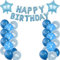 Mickey Party Luftballons, Mickey Partyballons, Mickey Ballon Dekoration, 1. Geburtstag Ballons, ideal zum Dekorieren von Geburtstagsfeiern (blau)