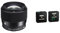 Sigma 351965 56mm F1.4 DC DN Contemporary For Sony E, Black & RØDE Wireless GO II Single Ultra-compact Dual-channel Wireless Microphone System