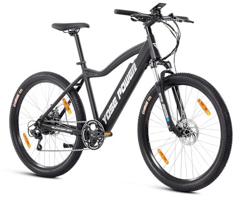 SEASON E-Mountainbike Summer B01 Schwarz, MTB Elektrofahrrad für Damen und Herren, RH 48 cm, Heckmotor 40 Nm, 36V Akku Bis zu 100 KM | 27.5 Zoll