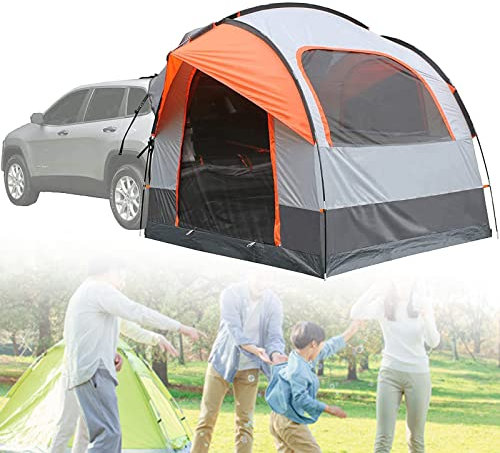 ZYLDDS SUV Zelt,Heckklappe Auto Heckzelt Autozelt Vorzelt, Kofferraum Genießen Auto Zelt,FüR Outdoor Camping, Angeln,einfache Montage,Auto Heckzelt Tragbar Universal Automodelle