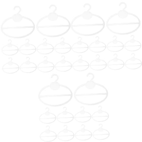 JECOMPRIS Schal-Organizer 30 Stück Rund Kleiderbügel Platzsparender Schalhalter Krawattenhalter Gürtel Organizer Für Schrank Aufbewahrung Multifunktional