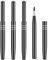 AOZUO 4 Stück Einziehbare Lippenpinsel mit Kappe, Kosmetikpinsel Lippenpinsel Lippenstift Fixierer Lippenstift Stab Lipgloss Applikator Lipgloss Lippenbürste Lip Liner Konturpinsel Concealer Make-up