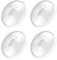 Coquillage D'allaitement, Lot de 4 Coquilles d'allaitement pour Mamans, Réutilisables économiseur de Lait Maternel Coquilles d'allaitement Tasses, conception souple et flexible pour un confort maximal