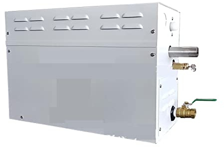 AIRYSSFU Poolheizungen, 6kW Dampfgenerator Sauna Dampfbadmaschine Sauna Home Spa Dusche Home Sauna mit KS-100 Regler