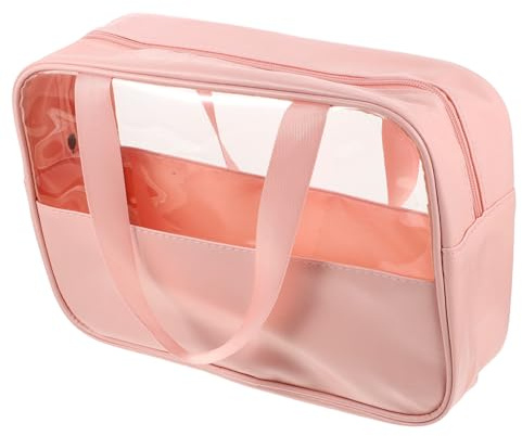 Homoyoyo Transparente Kosmetiktasche für Reisen Make-up-aufbewahrungsbeutel Große Kulturbeutel Transparenter Damen-Reise-Organizer Kosmetiktasche mit Viel Platz für Utensilien