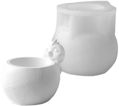 Silikon für Blumentöpfe in Tierform, zum Basteln, Zement, Pflanzgefäß, Cartoon-Tier-Pflanzgefäß, Kunstharz