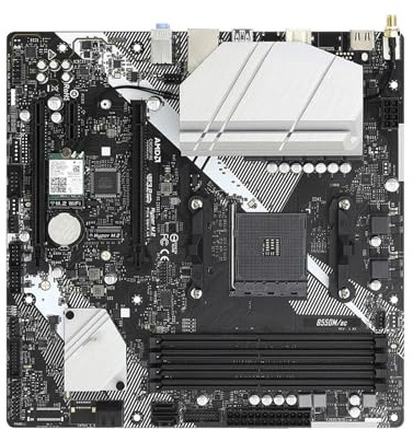 La scheda madre Fit For ASRock B550M/AC supporta CPU Ryzen 5 3600 5600G 5700X 5700X3D 5800X3D 4xDDR4 4733MHz M.2 NVME mATX AM4 schede madri per computer