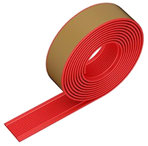 1 Stück Vinyl-Treppenkantenprofil – rutschfeste, selbstklebende Treppenkantenschutzleiste for ein ansprechendes Erscheinungsbild(LxW 50mx10cm)