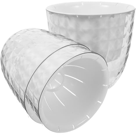 GATHINESS Large Hydroponic Self Watering Planter Pots 3Pcs Indoor Plant Vases with Water Storage for Spider Plant and Pothos for Home and Office Use