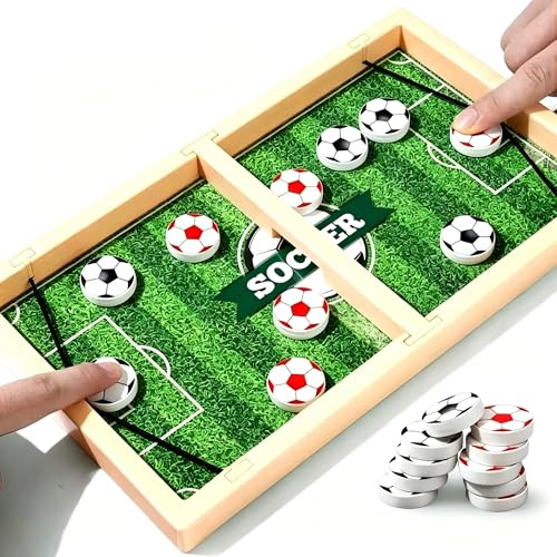 Fast Sling Football Game,Football Board Game for 6-12 Year Old Boys Kids Football Gifts for Age 7 8 9 10 11 Kids Interactive Football Board Game Birthday Present Gifts Age 6+