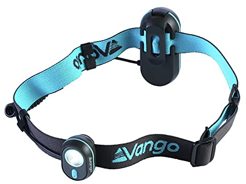 Vango Volt Head Torch, 100 Lumen, CREE Light for with Detachable Lamp for Running Camping, Hiking, Outdoors, Batteries Included