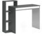 Vicco Schreibtisch Leo, Arbeitstisch für das Büro, Anthrazit/Weiß, 100 x 40 cm