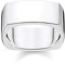 Thomas Sabo Unisex-Ring Viereckig silber 925 Sterlingsilber TR2280-001-21-60