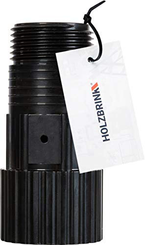 HOLZBRINK Druckminderer, Innengewinde ¾”, Außengewinde ¾”, Druckventil, Druckregulator für Bewässerung, 1 Stück