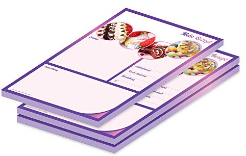 PRICARO Rezeptblock Sweet Dreams, A5, 3 Stück