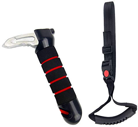 Poignée de voiture portable robuste - Aide à la mobilité - Barre d'appui pour siège de véhicule - Poignées de transfert pour personnes handicapées - Accessoires pour personnes âgées