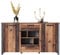 Newfurn Kommode Betonoptik Dunkelgrau Old Wood Sideboard Vintage Indurstrial - 156,4x86,3x41,6 cm (BxHxT) - Highboard Anrichte - Wohnzimmer Schlafzimmer Flur Esszimmer