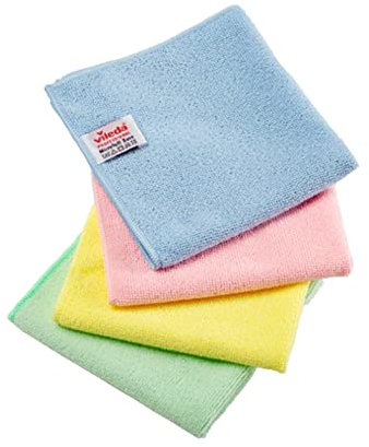 Vileda® Tuff Base Lot de 5 chiffons en microfibre Bleu 36 x 36 cm 190 g/m²