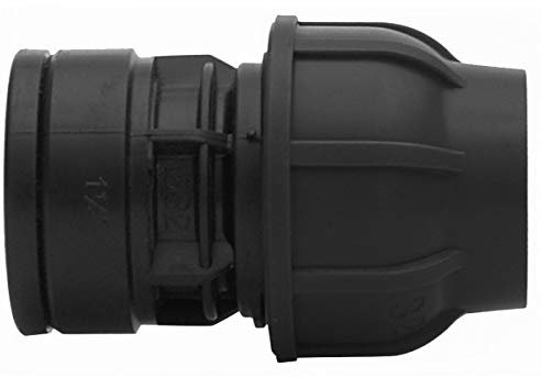 PE Verschraubung Ø 32 mm x 3/4 IG mit Klemmverschraubung für PE-Rohr 32 mm mit vielen Verwendungszwecken: Wasserversorgung in Orts- und Fernwassernetzen oder Brunnen- und Eigenwasserversorgung