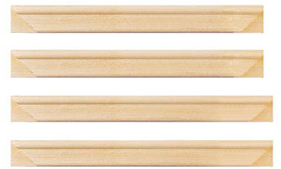 Solid Canvas Stretcher Frames, Premium Pine Wood Strips Bar Set, for Oil Paintings Poster Prints, DIY Arts Accessory Materials Supply, 12x18/30x45cm