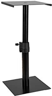 OMNITRONIC TMO-1 Monitor Stand, Height-Adjustable Table Stand 31-52 cm, Maximum Load 25 kg