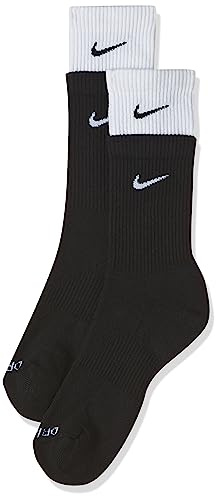 Nike DD2795 Everyday Plus Cushioned Socks unisex-adult black/white/black M