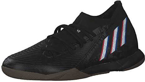 Adidas Unisex Predator Edge.3 in Trainers, Core Black FTWR White Vivid Red, 10 UK