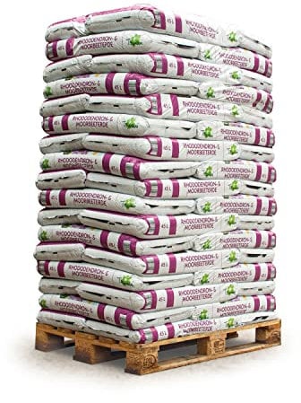 PALIGO Rhododendronerde Moorbeeterde Muttererde Garten Öko 45l x 51 Sack 2295l / 1 Palette Tommi