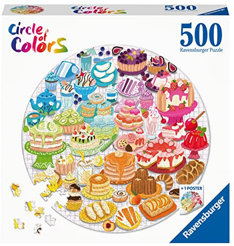 Ravensburger Puzzle 17171 Circle of Colors - Desserts & Pastries 500 Teile