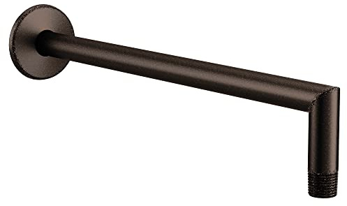 Moen S110ORB Arris 14-Inch Rainshower Straight Shower Arm and Flange for Overhead Showerhead, Oil Rubbed Bronze