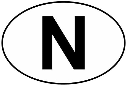 Nation 2x Norwegen Auslandskennzeichen KFZ Symbol Aufkleber Karte Sticker - PKW Auto Motorrad Biker AK-61