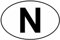 Nation 2x Norwegen Auslandskennzeichen KFZ Symbol Aufkleber Karte Sticker - PKW Auto Motorrad Biker AK-61