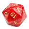 20-seitige DND-Würfel, D20 riesige polyedrische Würfel, 55 mm, Titan, große D20-Würfel, 20-seitiges Würfel-Set für Dungeons and Dragons, RPG, MTG-Tischspiele (Red-Pearle-Serie)