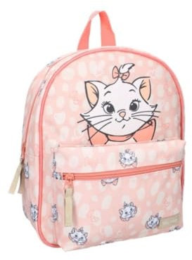 mybagstory - Sac à dos - Aristochat - Rose - Enfant - Ecole - Maternelle - Garderie - Crèche - Cartable fille - Taille 30 cm - Bretelles réglables