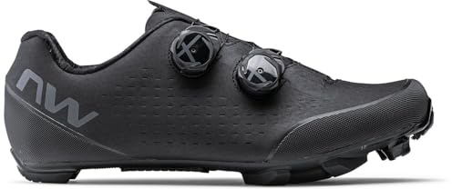 Northwave Rebel 3 MTB Fahrradschuhe Herren mit Carbon XC 12 Sohle, Double SLW3 Drehverschluss, BioMap Unibody Konstruktion und TPU-Verstärkung