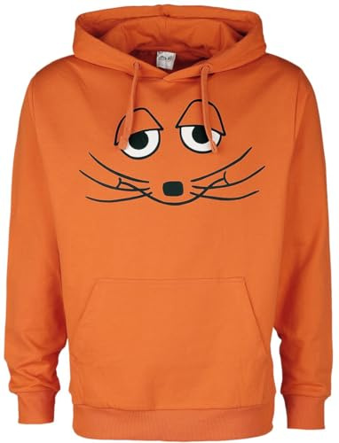 Die Sendung mit der Maus Die Maus Männer Kapuzenpullover orange