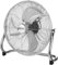Sedol 12″ Metal Floor Fan – High-Velocity Chrome Air Circulator with 3-Speed Settings & Adjustable Tilt – Quiet Electric Cooling for Summer Heat in Home, Office, Gym, Garage or Bedroom (Silver)