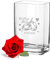 LALALO Leonardo Vase mit Gravur als Hochzeit Geschenk, Personalisiert als Hochzeitsgeschenk, Sandzeremonie, Hochzeitstag, Blumen-Deko für den Tisch (25x15x10 cm, Ewigkeitsringe)