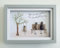 Personalised Pebble Art Picture framed and Mounted. Perfect occasion gift Valentine, Birthday, Wedding, Anniversary, baby, Christening, New Home. Adoption. Family