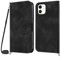 Netany Handykette Hülle für iPhone 11, Handyhülle für iPhone 11 (6,1 Zoll) Hülle mit Kette Klappbar, PU Leder Necklace Klapphülle und Umhängeband Lanyard Flip Stoßfest Schutzhülle mit Band (Schwarz)
