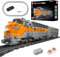 Mould King 12018 Technik USA EMD F7 WP Elektr Steam Locomotive, 1541 Teile Ferngesteuert Personenzug Baustein Modell, Eisenbahnen Zug Series Klemmblock Bauvorrichtung