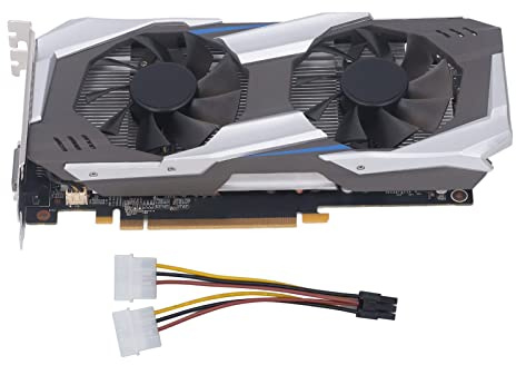 Akozon GTX1060 6 GB DDR5, HD Multimedia-Schnittstelle DirectX 12 Gaming-Grafikkarten mit Zwei Lüftern 6 GB B-Karte 192 Bit, Unterstützt DVI (GTX1060 6GB)