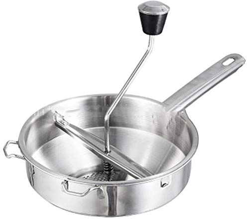 MARKELL Stainless Steel Food Mill Cookware,Grips Food Mill,Mill Mud Vegetable Mill Blender Food Grinder