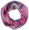 fashionchimp Damen-Loop mit Kreis-Muster, Psychedelic-Print, Schlauchschal, Sommer-Schal für Damen (Pink-Bunt)