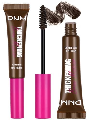 Eyebrow Mascara, Waterproof & Smudgeproof Styling Eyebrow Gel Eyebrow Instant Glue, Professional Brow Makeup for Thick, Long Lasting Effect, Quick Drying Brow Mascara for Styling & Thickening, Brown