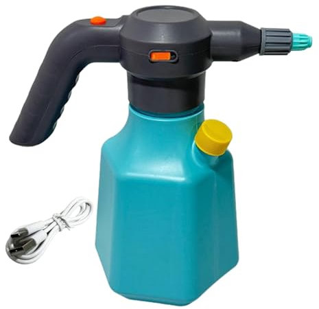 Pulverizador eléctrico de espuma para coche, pulverizador de espuma inalámbrico, recargable por USB, accesorios de lavado de automóviles a presión para lavado de coches, jardinería, riego y aspersión